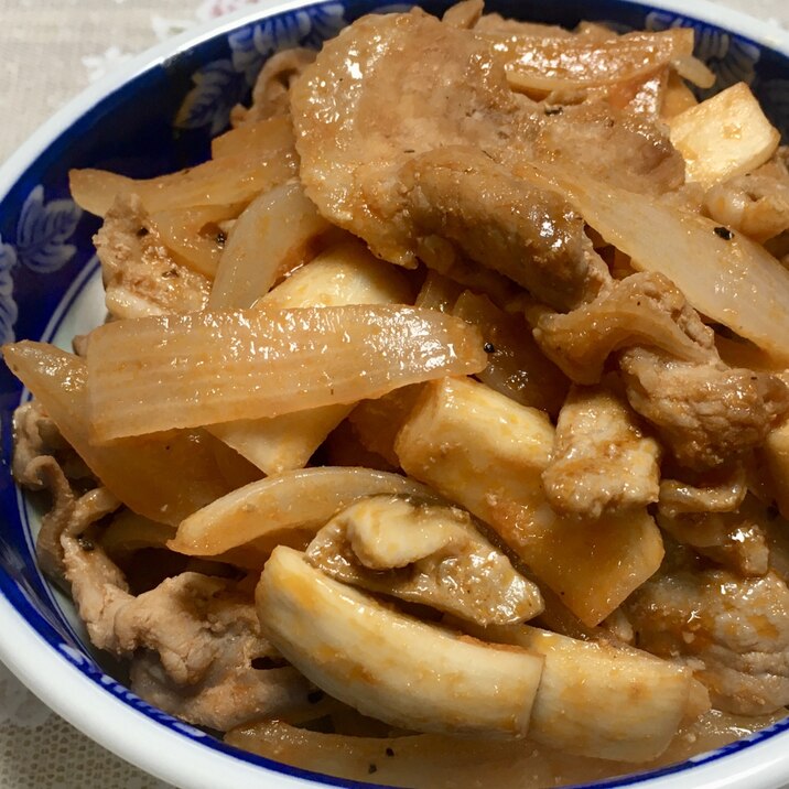 豚肉のケチャップ炒め